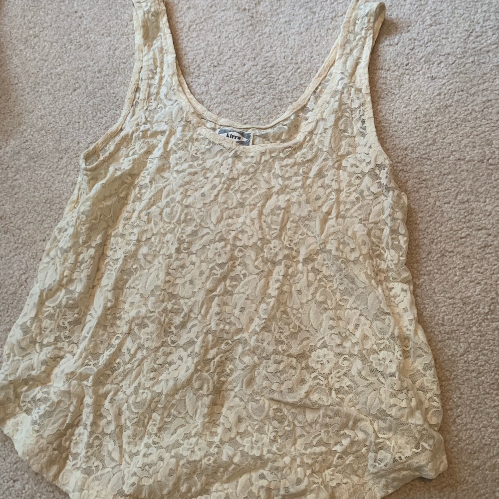 Women’s lace tank top